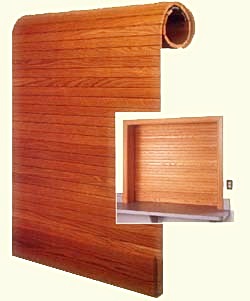 Wooden Rool-Up Window